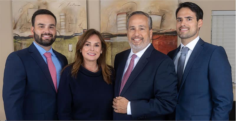 Frank Perez-Siam Jr., Vivian Perez-Siam, Frank Perez-Siam Sr. and Gabriel Perez-Siam of Perez-Siam and Associates